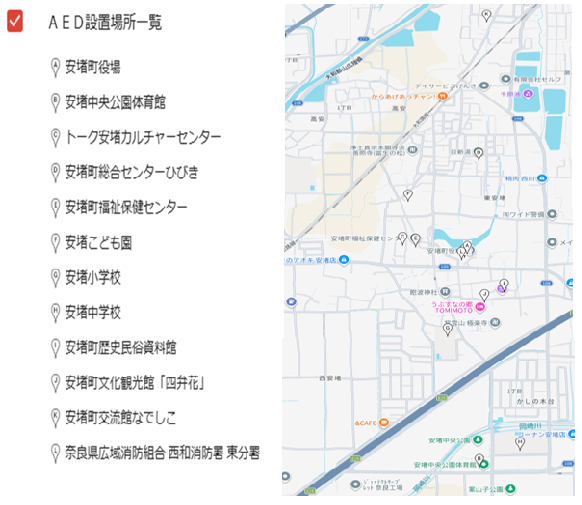 町内設置個所一覧
