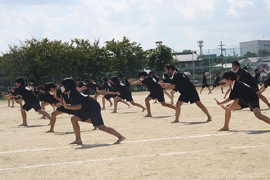 体育参観　ソーラン